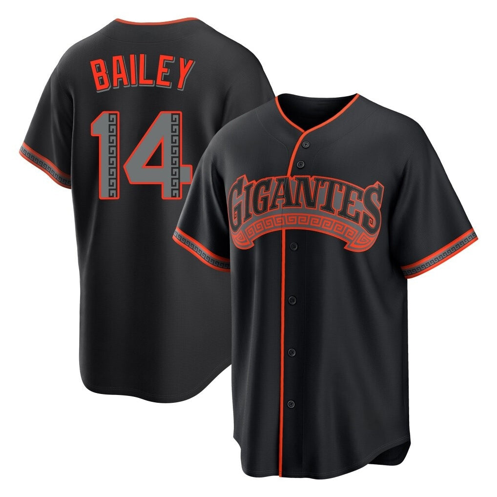 MATTH SF.Giants #14 Patrick Bailey Player Black Alternate Limited Stitched Jerseys