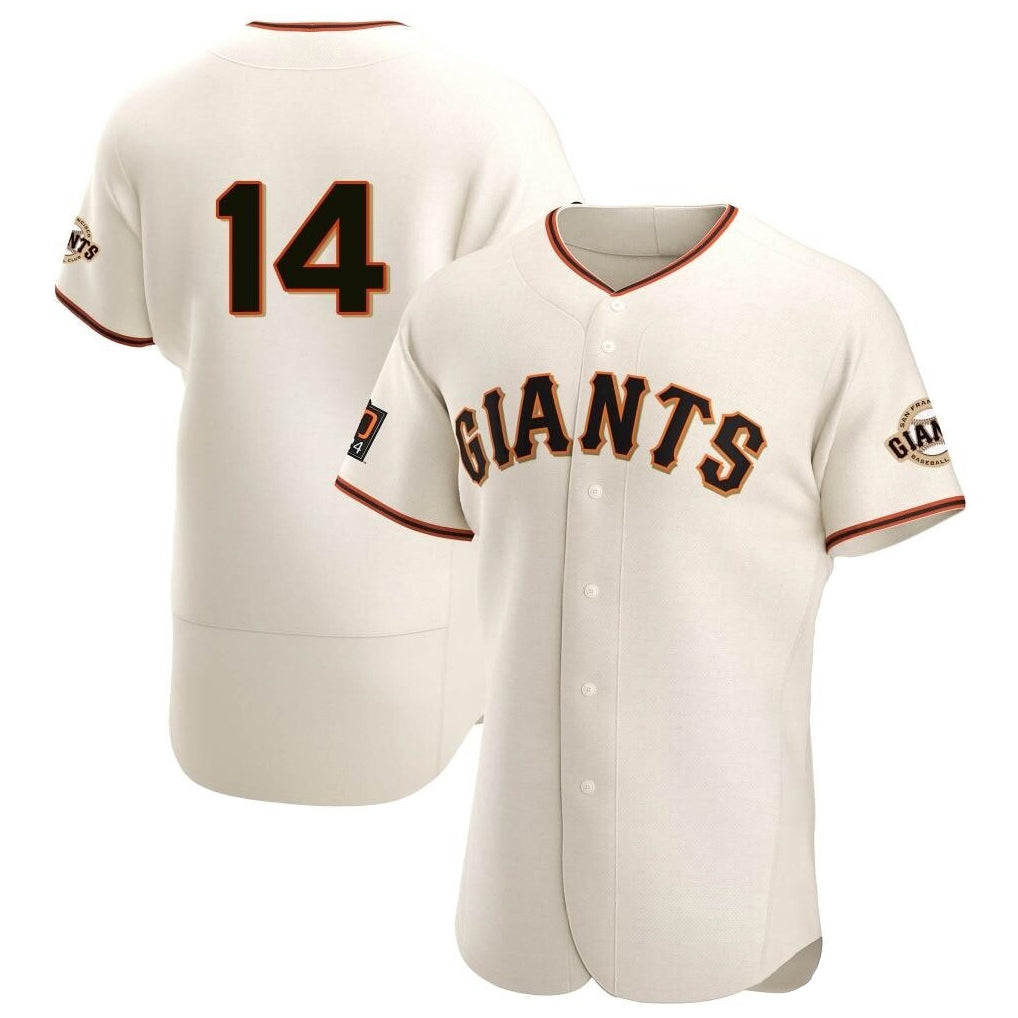 MATTH SF.Giants #14 Patrick Bailey Player Cream Home Limited Elite Stitched Jerseys