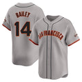 MATTH SF.Giants #14 Patrick Bailey Player Gray Home Limited Stitched Jerseys