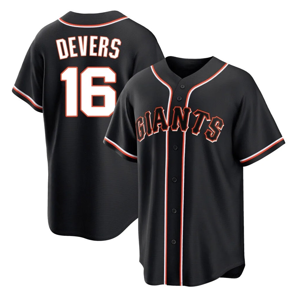 MATTH SF.Giants #16 Rafael Devers Player Black Fashion Out Home Limited Stitched Jerseys