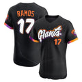MATTH SF.Giants #17 Heliot Ramos Player Black 2025 City Connect Home Limited Elite Stitched Jerseys
