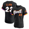 MATTH SF.Giants #22 Will Clark Player Black 2025 City Connect Home Limited Elite Stitched Jerseys