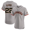 MATTH SF.Giants #22 Will Clark Player Gray Home Limited Elite Stitched Jerseys