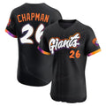 MATTH SF.Giants #26 Matt Chapman Player Black 2025 City Connect Home Limited Elite Stitched Jerseys