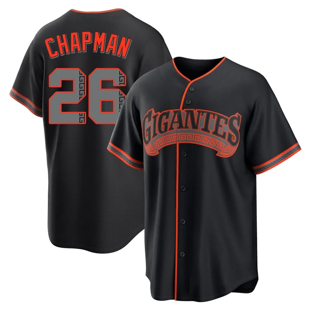 MATTH SF.Giants #26 Matt Chapman Player Black Alternate Limited Stitched Jerseys