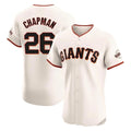 MATTH SF.Giants #26 Matt Chapman Player Cream Home Limited Elite Stitched Jerseys