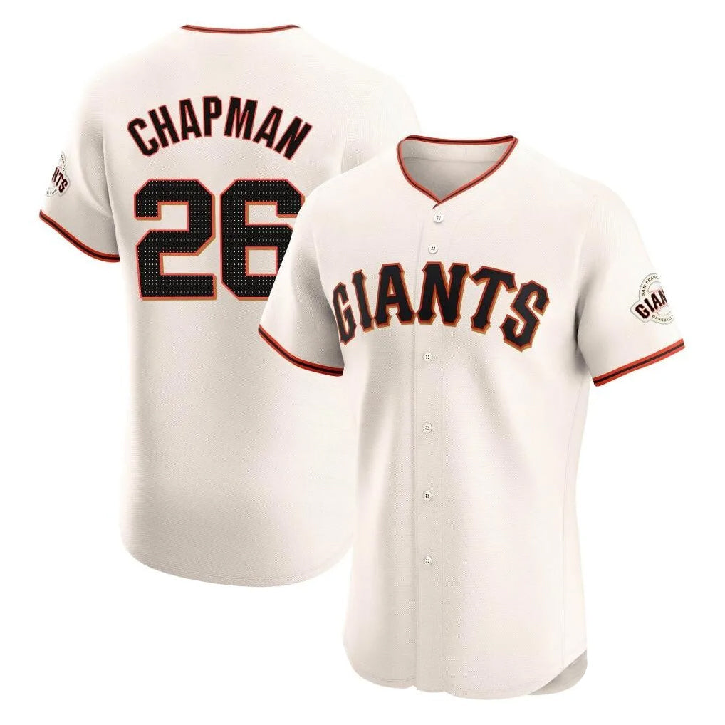 MATTH SF.Giants #26 Matt Chapman Player Cream Home Limited Elite Stitched Jerseys