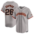 MATTH SF.Giants #26 Matt Chapman Player Gray Home Limited Stitched Jerseys