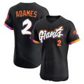 MATTH SF.Giants #2 Willy Adames Player Black 2025 City Connect Home Limited Elite Stitched Jerseys