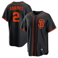 MATTH SF.Giants #2 Willy Adames Player  Black 2026 Home Game Stitched Jerseys