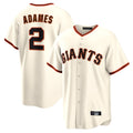 MATTH SF.Giants #2 Willy Adames Player Cream Home Game Stitched Jerseys