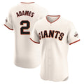 MATTH SF.Giants #2 Willy Adames Player Cream Home Limited Elite Stitched Jerseys
