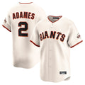 MATTH SF.Giants #2 Willy Adames Player Cream Home Limited Stitched Jerseys