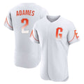 MATTH SF.Giants #2 Willy Adames Player White City Connect Home Limited Elite Stitched Jerseys