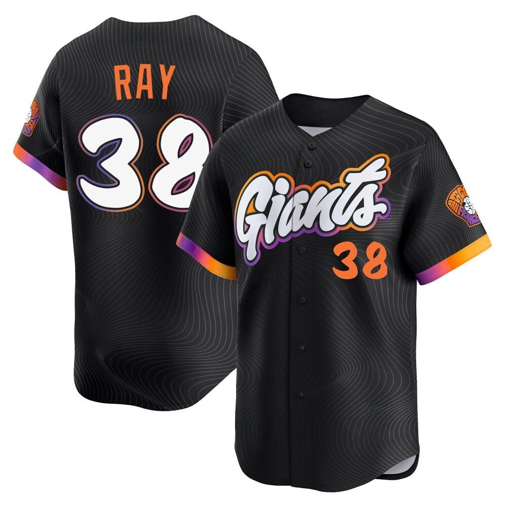 MATTH SF.Giants #38 Robbie Ray Player Black 2025 City Connect Home Limited Stitched Jerseys