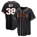 MATTH SF.Giants #38 Robbie Ray Player Black Fashion Out Home Limited Stitched Jerseys