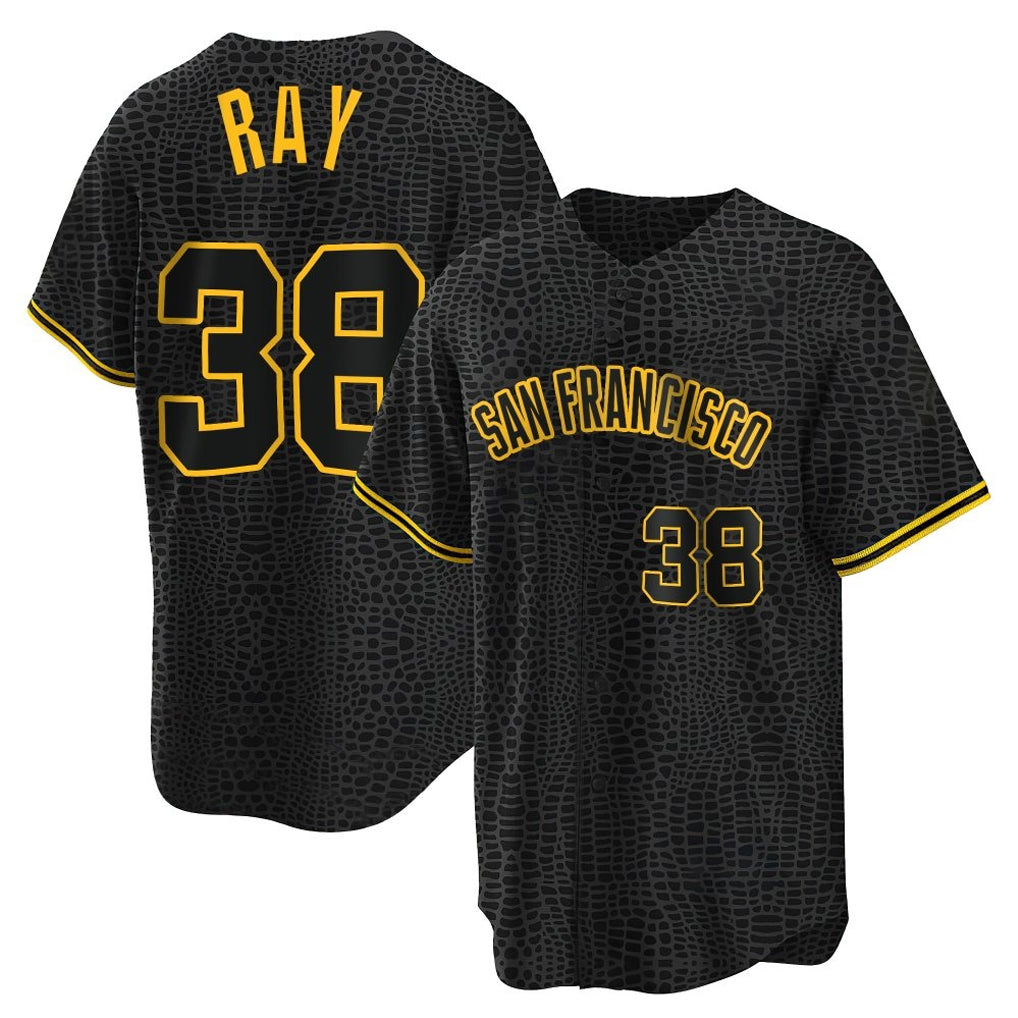 MATTH SF.Giants #38 Robbie Ray Player Black Snake Skin City Limited Stitched Jerseys