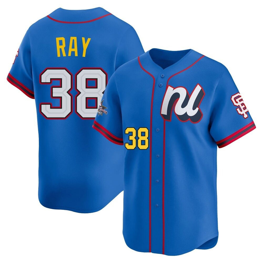 MATTH SF.Giants #38 Robbie Ray Player Blue National League All-Star Edition Limited Stitched Jerseys