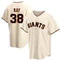 MATTH SF.Giants #38 Robbie Ray Player Cream Home Game Stitched Jerseys