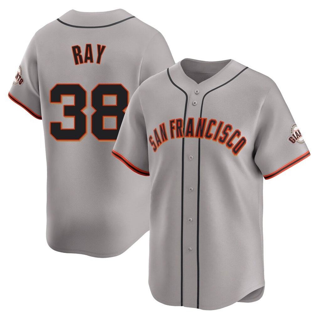 MATTH SF.Giants #38 Robbie Ray Player Gray Home Limited Stitched Jerseys