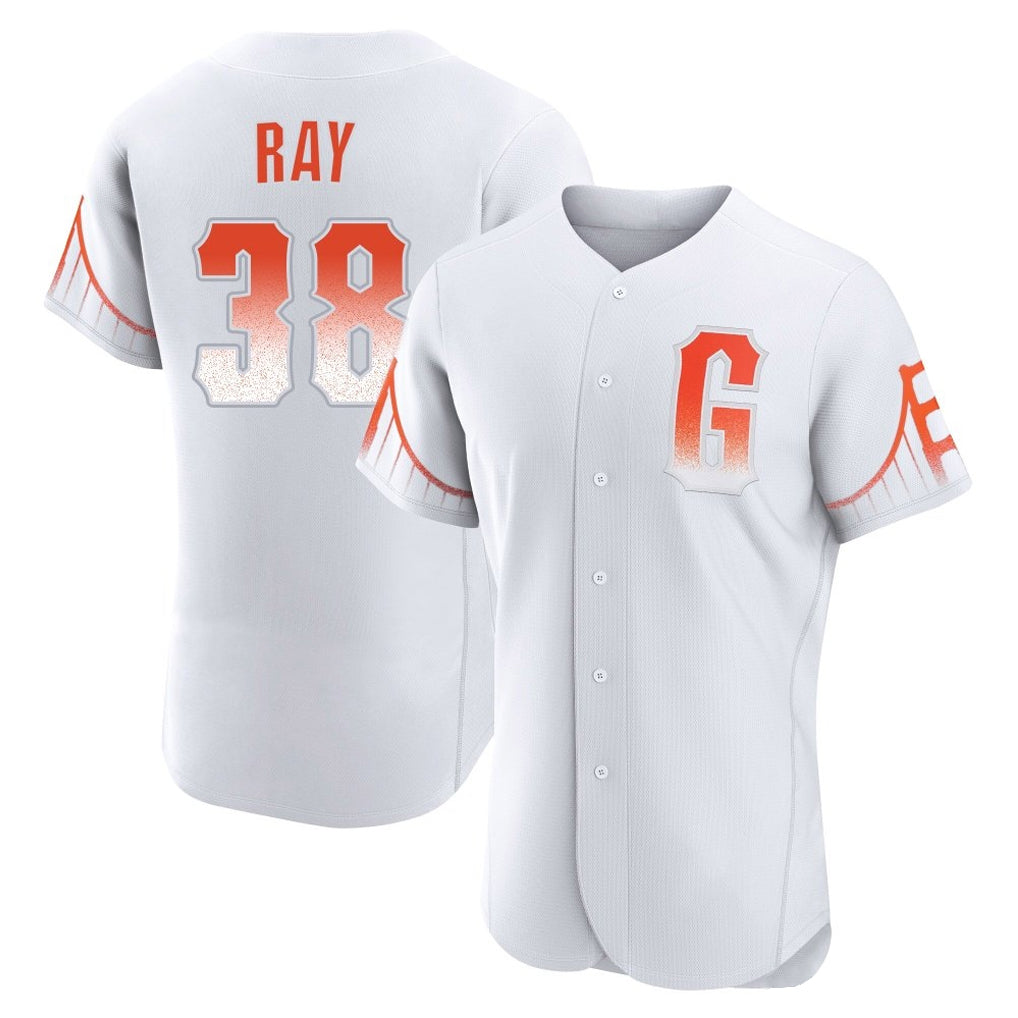 MATTH SF.Giants #38 Robbie Ray Player White City Connect Home Limited Elite Stitched Jerseys