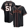 MATTH SF.Giants #51 Jung Hoo Lee Player Black Fashion Out Home Limited Stitched Jerseys
