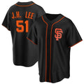 MATTH SF.Giants #51 Jung Hoo Lee Player Black Home Game Stitched Jerseys