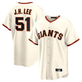 MATTH SF.Giants #51 Jung Hoo Lee Player Cream Home Game Stitched Jerseys