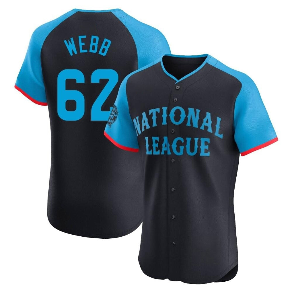 MATTH SF.Giants #62 Logan Webb Player Navy National League All-Star Home Limited Elite Stitched Jerseys