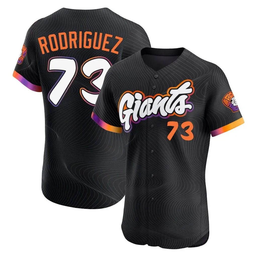 MATTH SF.Giants #73 Randy Rodriguez Player Black City Connect Home Limited Elite Stitched Jerseys