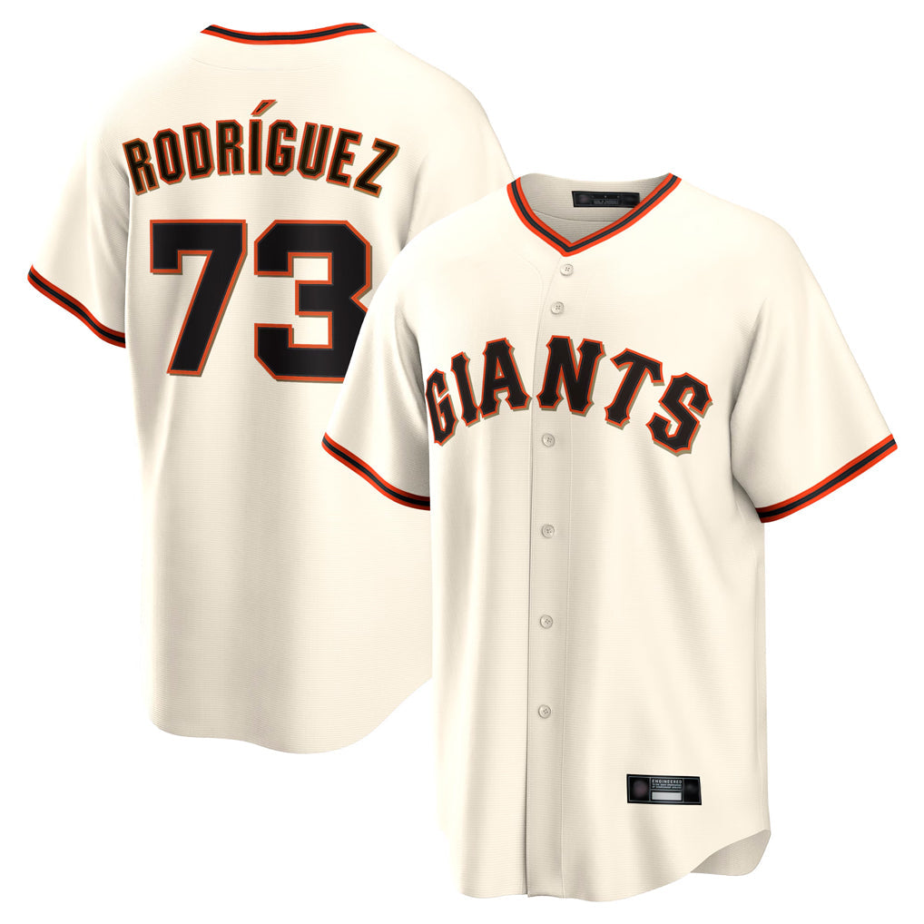 MATTH SF.Giants #73 Randy Rodriguez Player Cream Home Game Stitched Jerseys