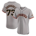 MATTH SF.Giants #73 Randy Rodriguez Player Gray Home Limited Elite Stitched Jerseys