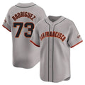 MATTH SF.Giants #73 Randy Rodriguez Player Gray Home Limited Stitched Jerseys