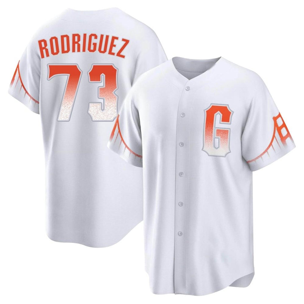 MATTH SF.Giants #73 Randy Rodriguez Player White City Connect Home Game Stitched Jerseys