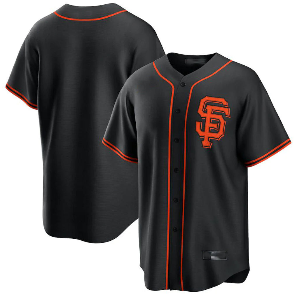 MATTH SF.Giants Blank Player Black 2026 Home Game Stitched Jerseys