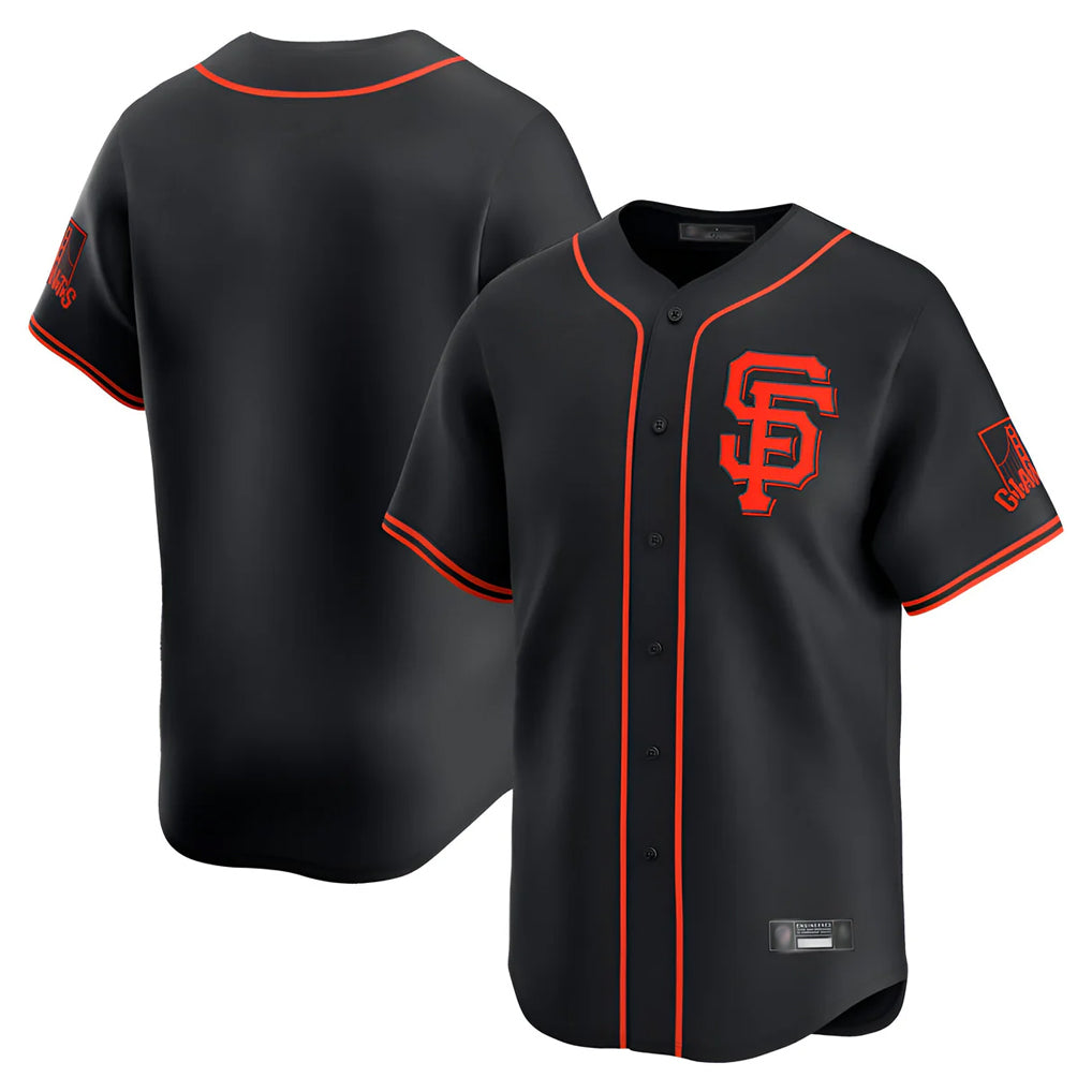 MATTH SF.Giants Blank Player Black 2026 Home Limited Stitched Jerseys