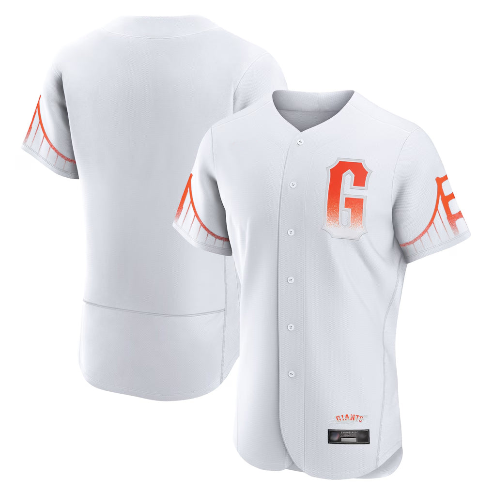 MATTH SF.Giants Blank Player White City Connect Home Limited Elite Stitched Jerseys