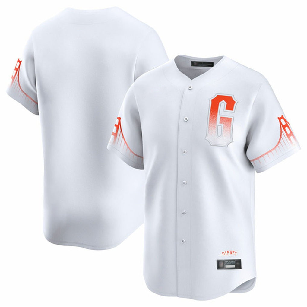 MATTH SF.Giants Blank Player White City Connect Home Limited Stitched Jerseys