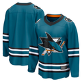 MATTH S.Jose Sharks Teal Home Breakaway Jerseys