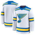 MATTH St.L.Blues White Away Premium Jerseys
