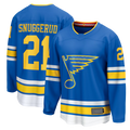 MATTH St.L.Blues #21 Blues Jimmy Snuggerud Blue Home Breakaway Jerseys