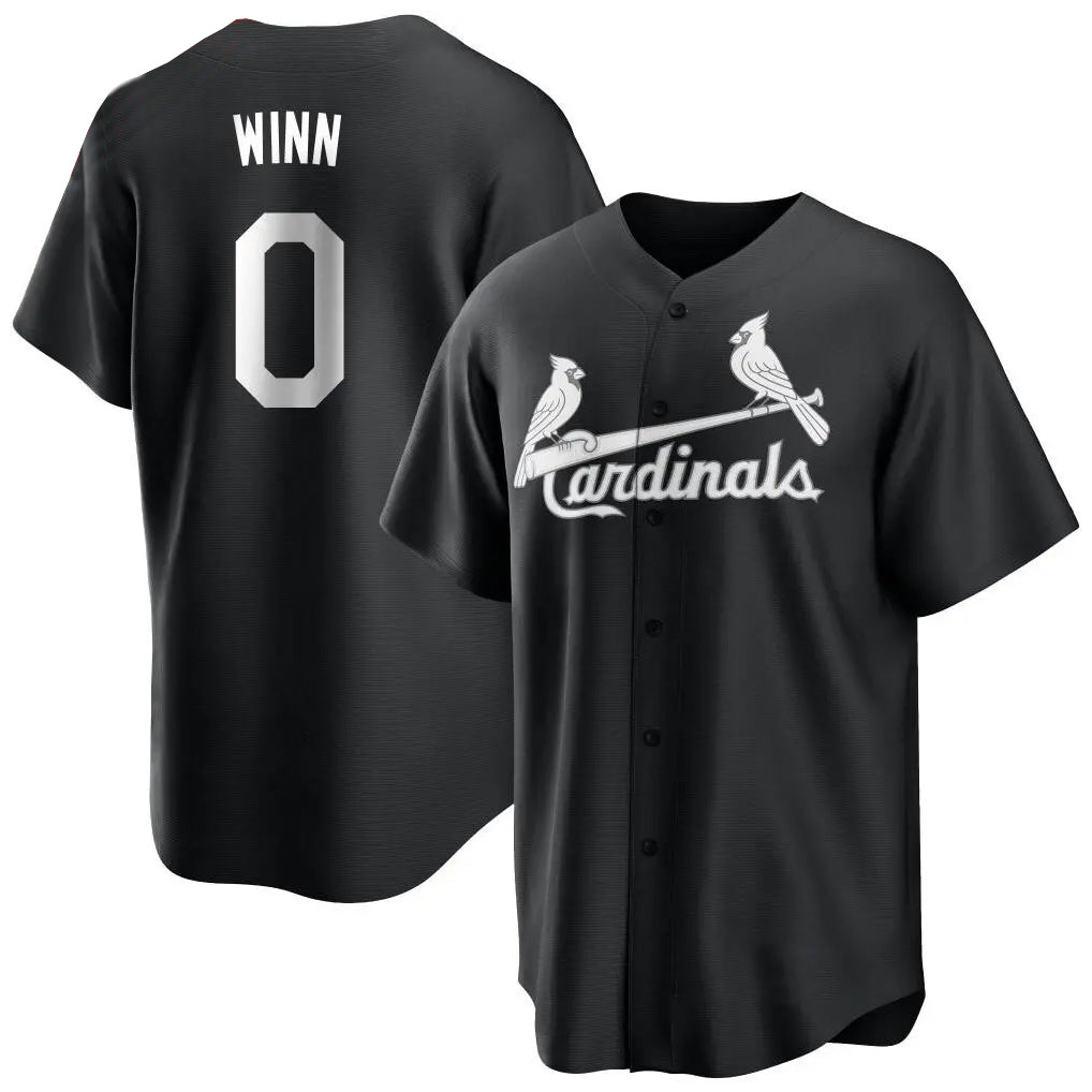 MATTH St. Louis Cardinals #0 Masyn Winn Player Black City Connect Home Limited Stitched Jerseys