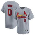 MATTH St. Louis Cardinals #0 Masyn Winn Player Gray Home Limited Stitched Jerseys