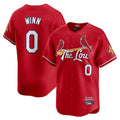 MATTH St. Louis Cardinals #0 Masyn Winn Player Red City Connect Limited Stitched Jerseys