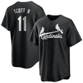 MATTH St. Louis Cardinals #11 Victor Scott II Player Black City Connect Home Limited Stitched Jerseys