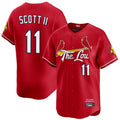 MATTH St. Louis Cardinals #11 Victor Scott II Player Red City Connect Limited Stitched Jerseys