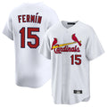 MATTH St. Louis Cardinals #15 Jose Fermin Player White Home Game Stitched Jerseys