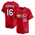 MATTH St. Louis Cardinals #16 Nolan Gorman Player Red City Connect Limited Stitched Jerseys