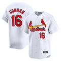 MATTH St. Louis Cardinals #16 Nolan Gorman Player White Home Limited Stitched Jerseys