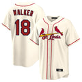 MATTH St. Louis Cardinals #18 Jordan Walker Player Cream Home Game Stitched Jerseys